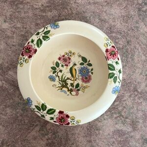 Vintage Purbeck Ceramics Swanage Bird of Paradise Trinket Dish